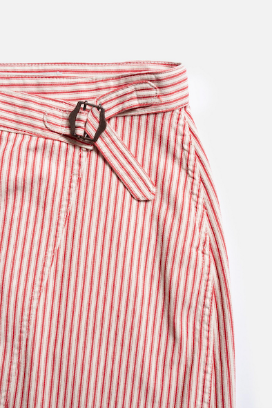 IRMA Striped Denim Skirt red/white | Nudie Jeans