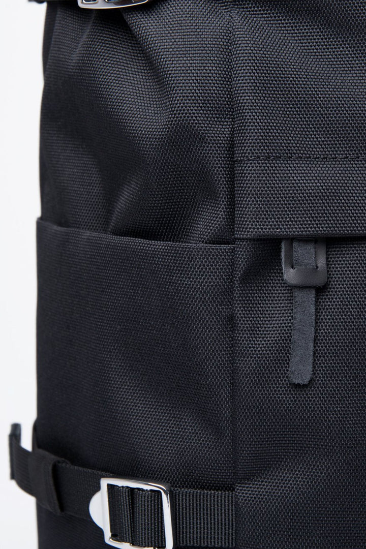 BERNT Backpack black with black leather