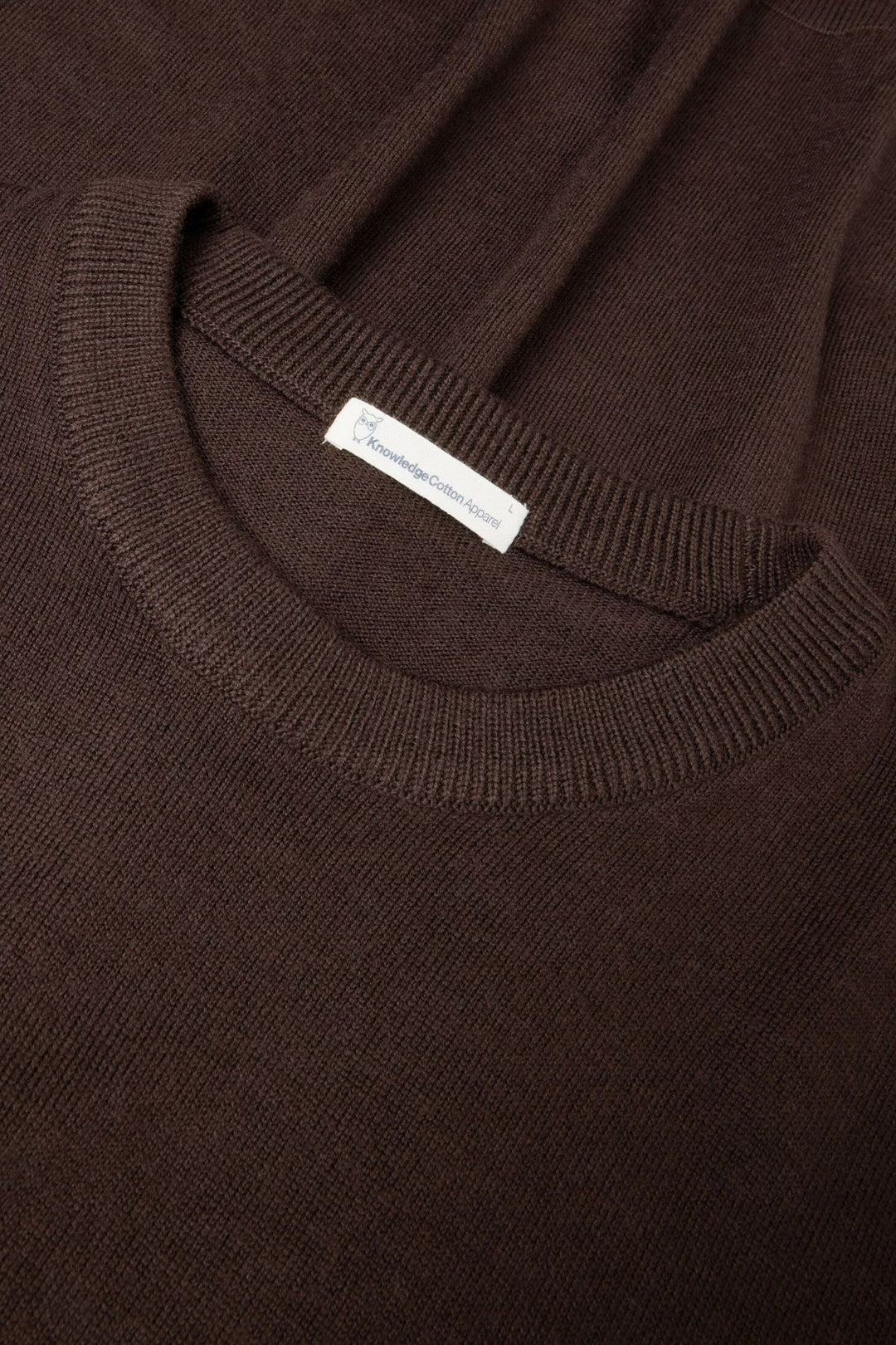MERINO Crew Neck Sweater chocolate torte