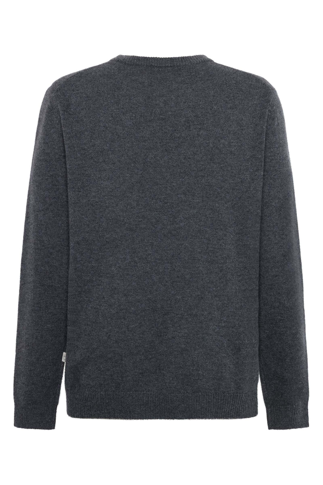 CASHMERE Crew Neck Knit dark grey mel