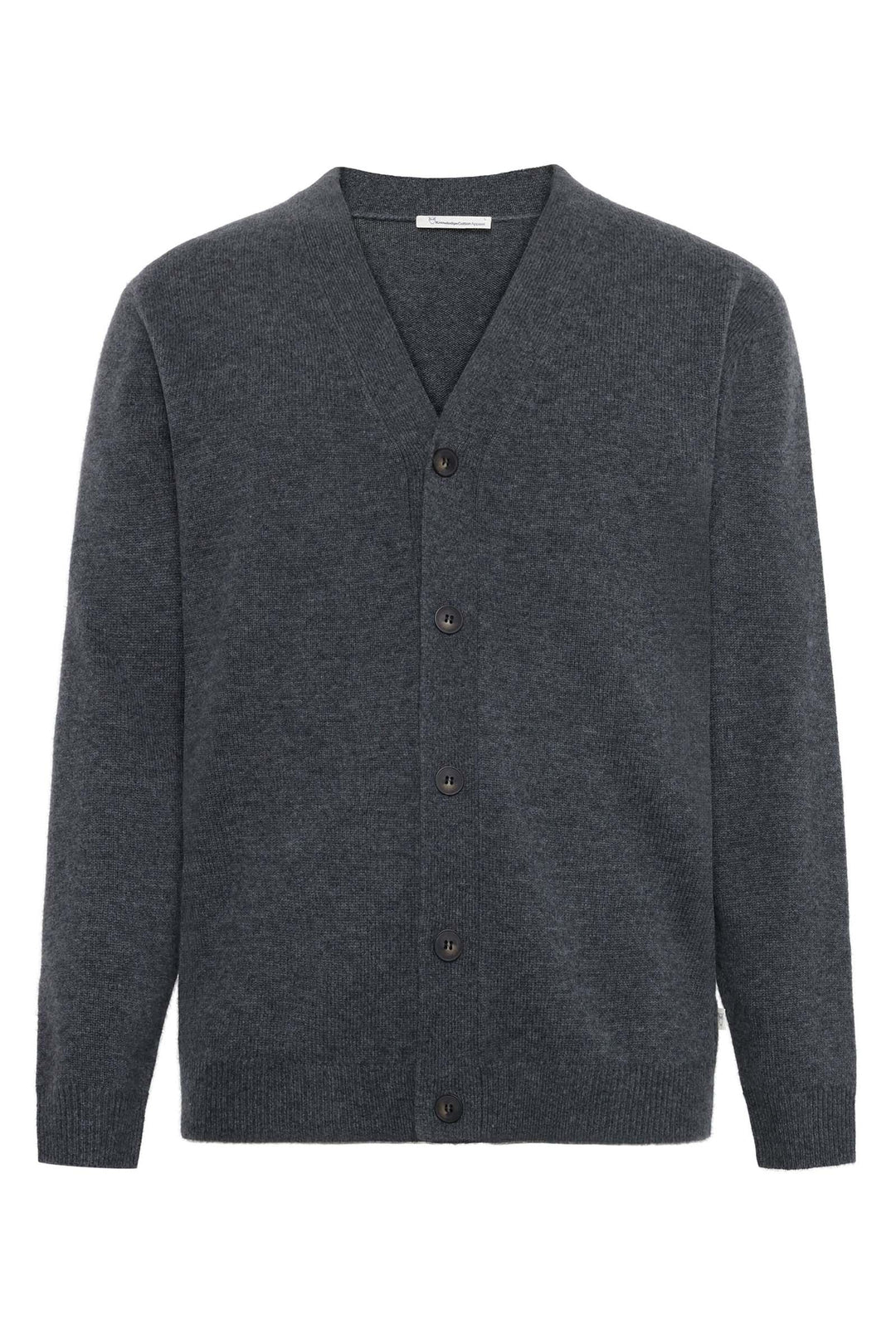 CASHMERE Cardigan Knit dark grey mel