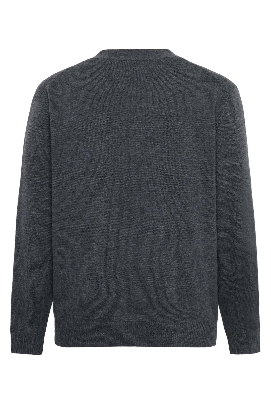 CASHMERE Cardigan Knit dark grey mel