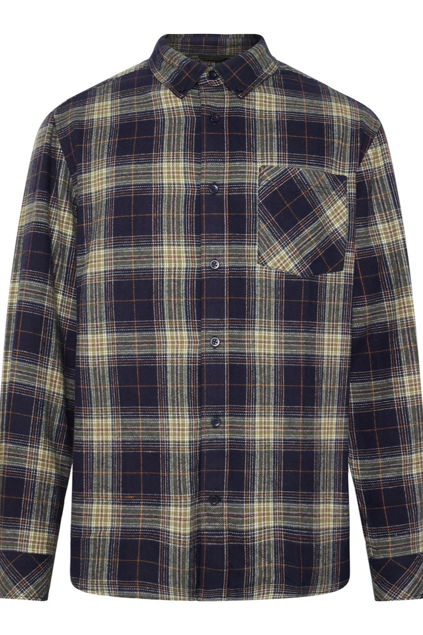 CHECKED Flannel Shirt blue check
