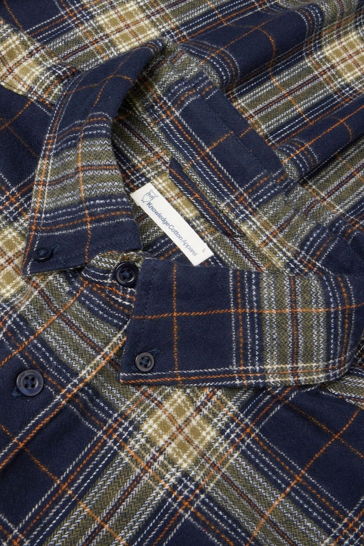 CHECKED Flannel Shirt blue check