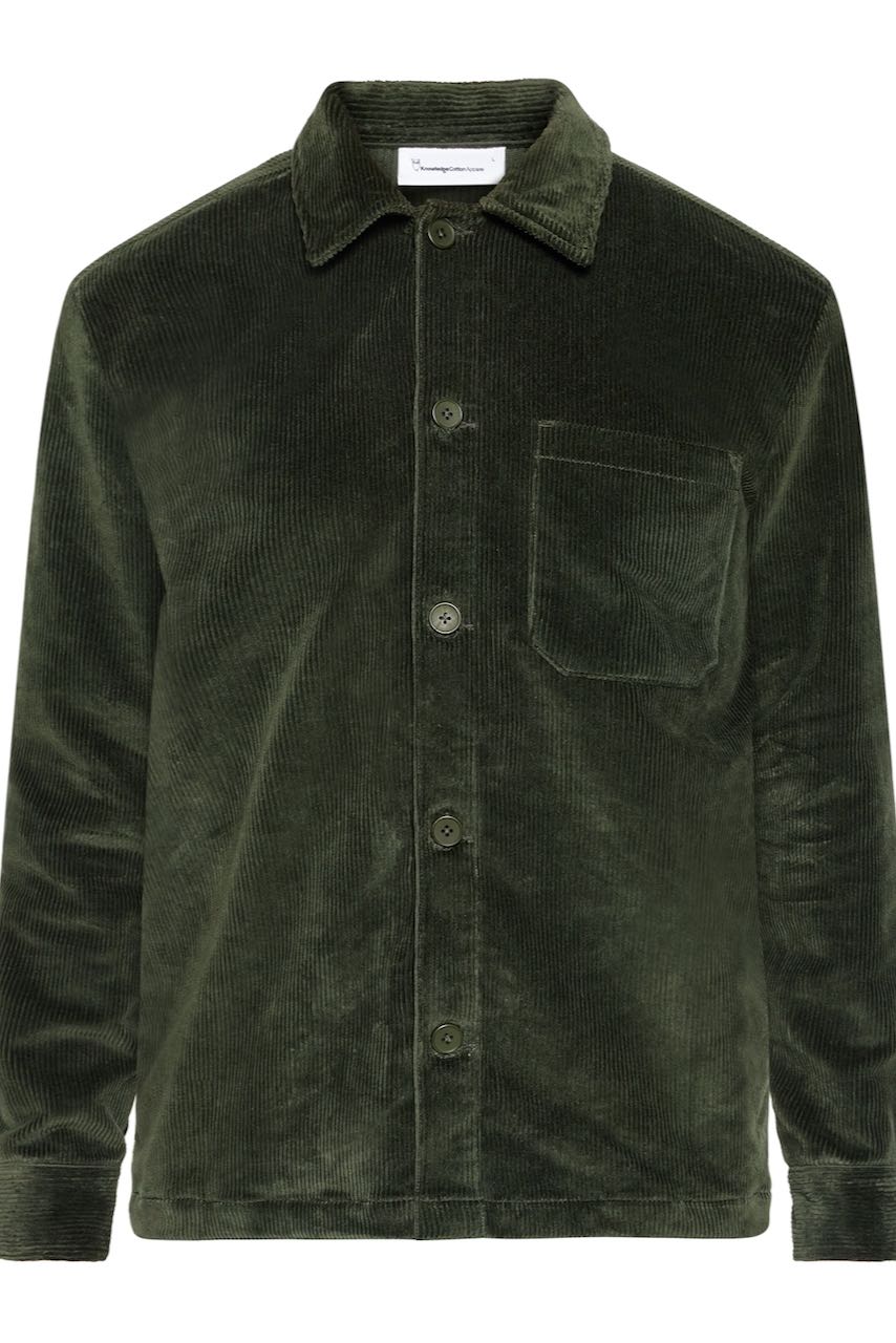 CORDUROY Overshirt forrest night