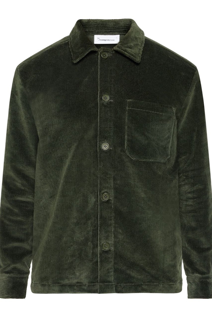 CORDUROY Overshirt forrest night