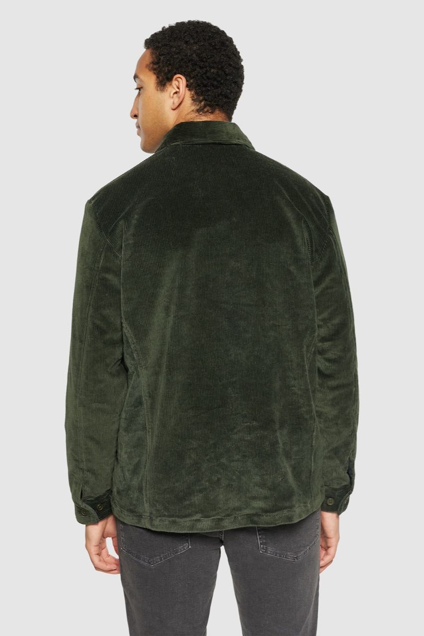 CORDUROY Overshirt forrest night