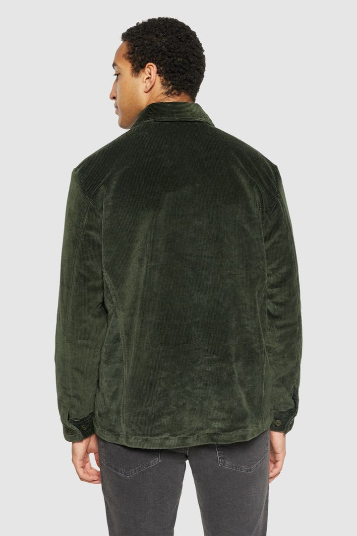 CORDUROY Overshirt forrest night