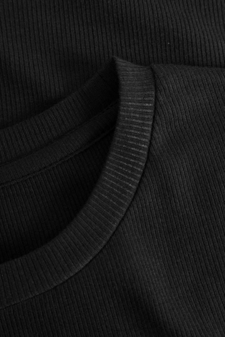 RIB T-Shirt black jet KCA