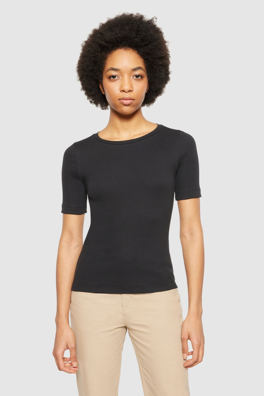 RIB T-Shirt black jet KCA