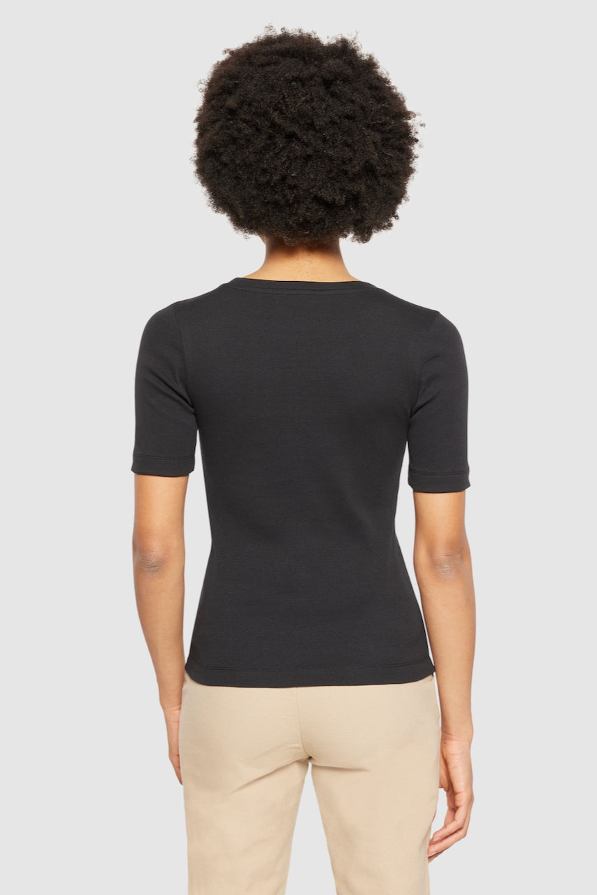 RIB T-Shirt black jet KCA