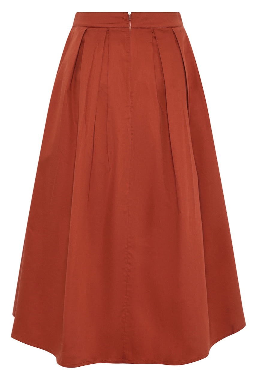 SATIN PLEAT Skirt KCA