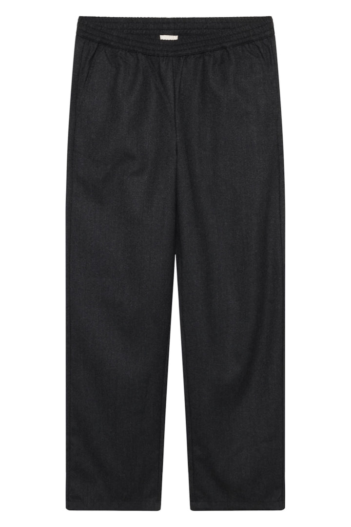 WOOL POSEY Slack Pants RWS dark grey mel
