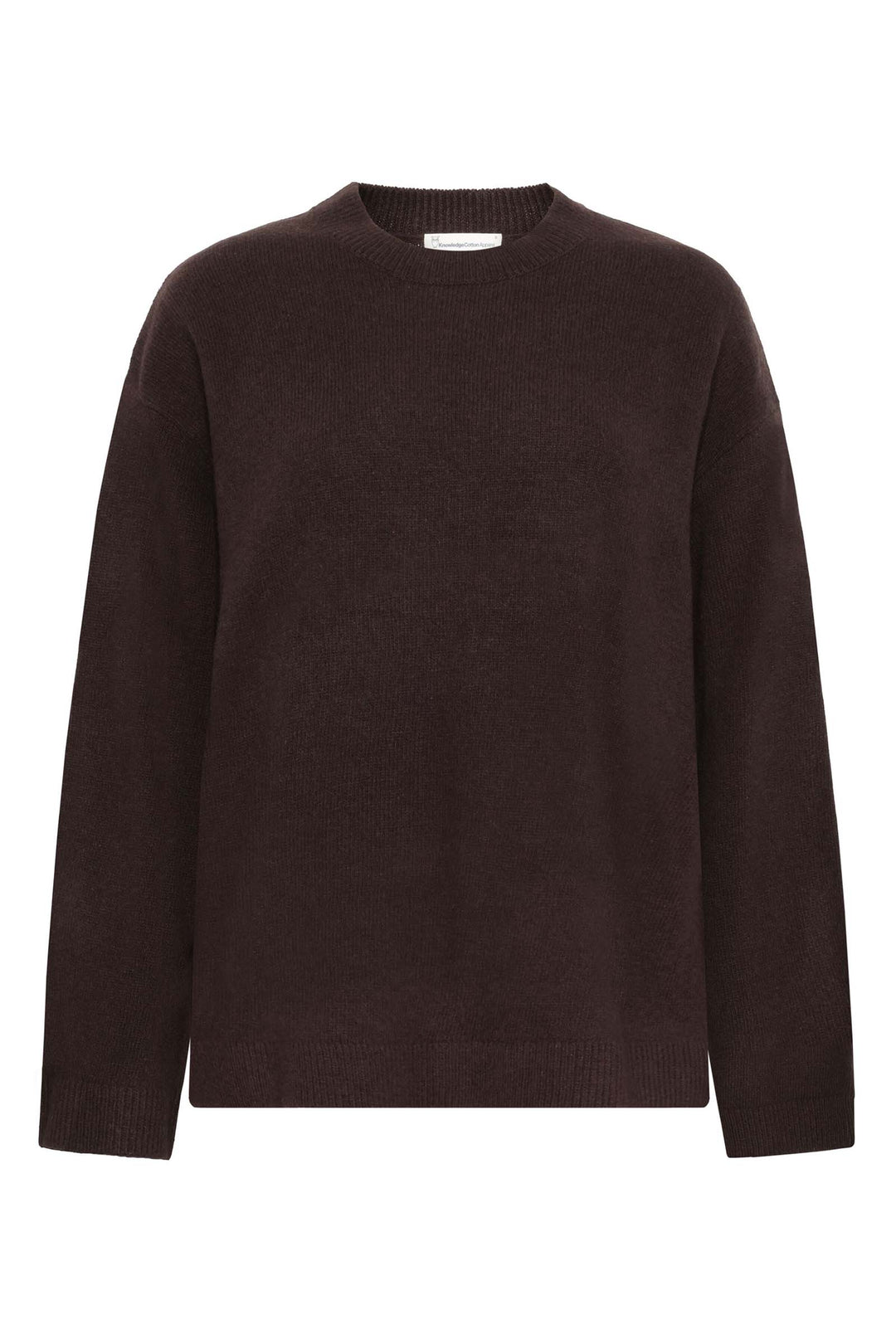 LAMBSWOOL Crew Neck Knit Sweater