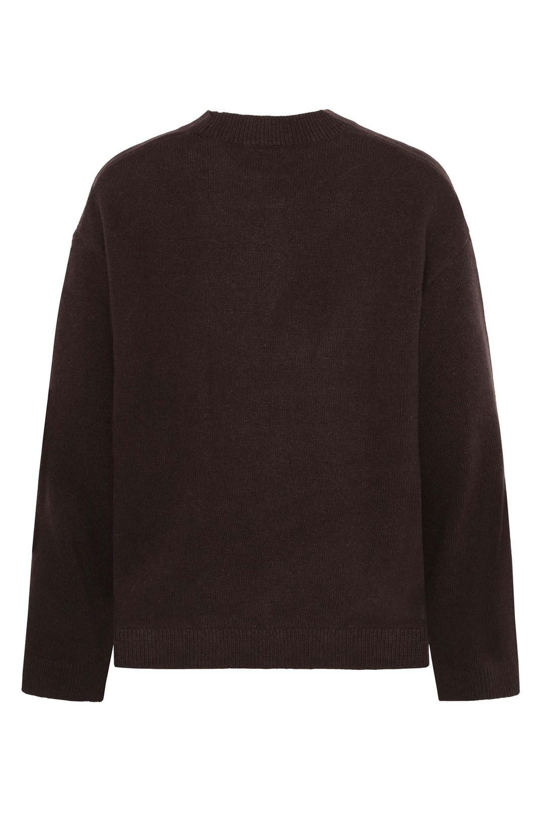 LAMBSWOOL Crew Neck Knit Sweater