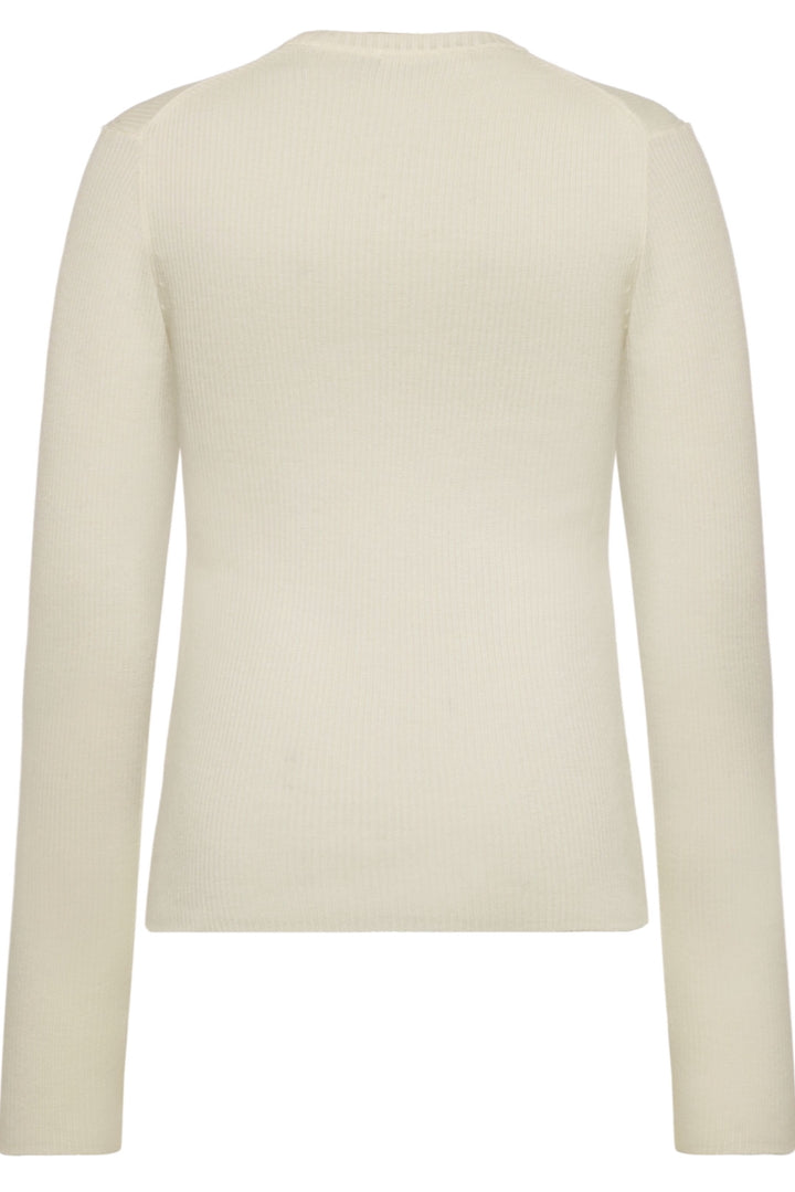 MERINO WOOL Rib Knit RWS egret
