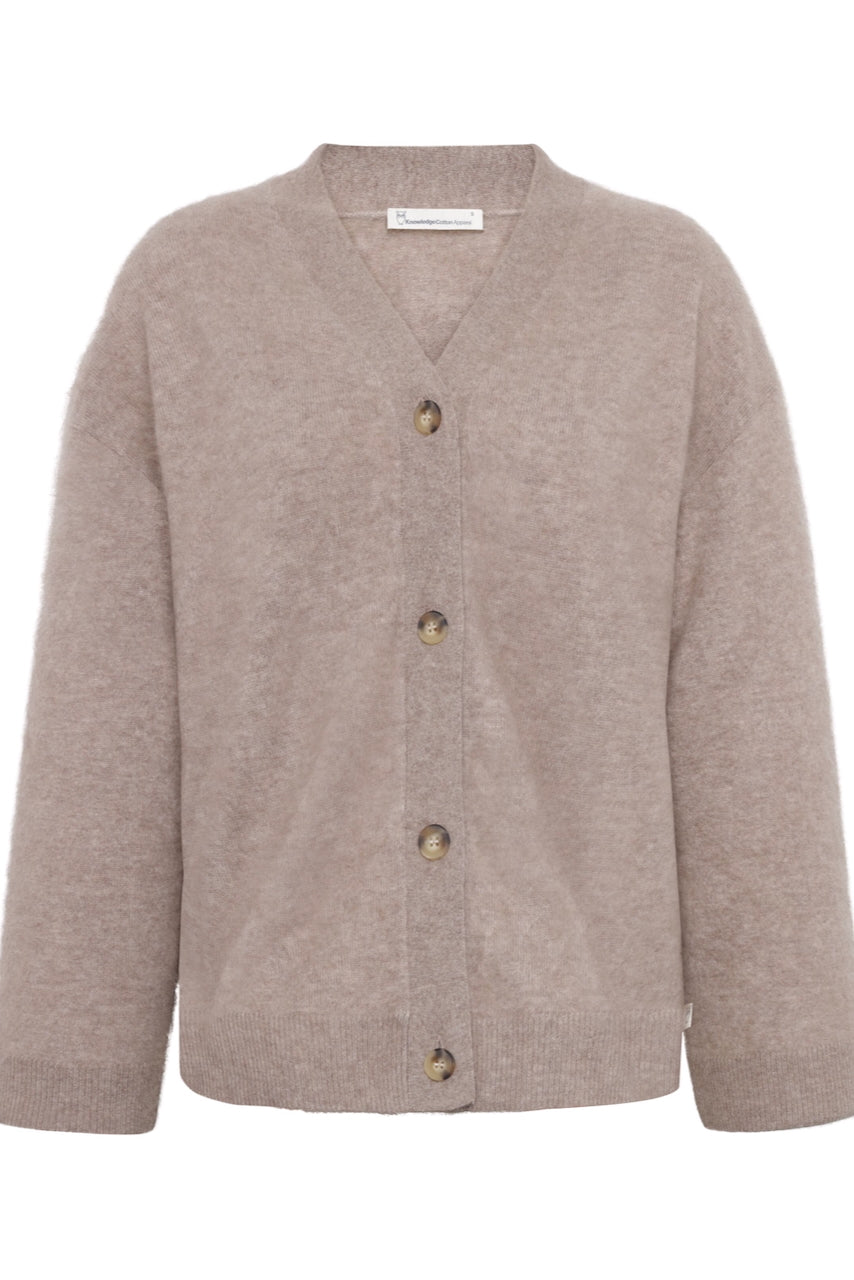 CASHMERE Cardigan RWS kelp melange