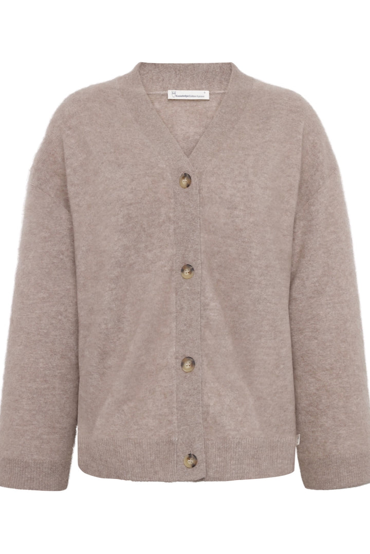 CASHMERE Cardigan RWS kelp melange