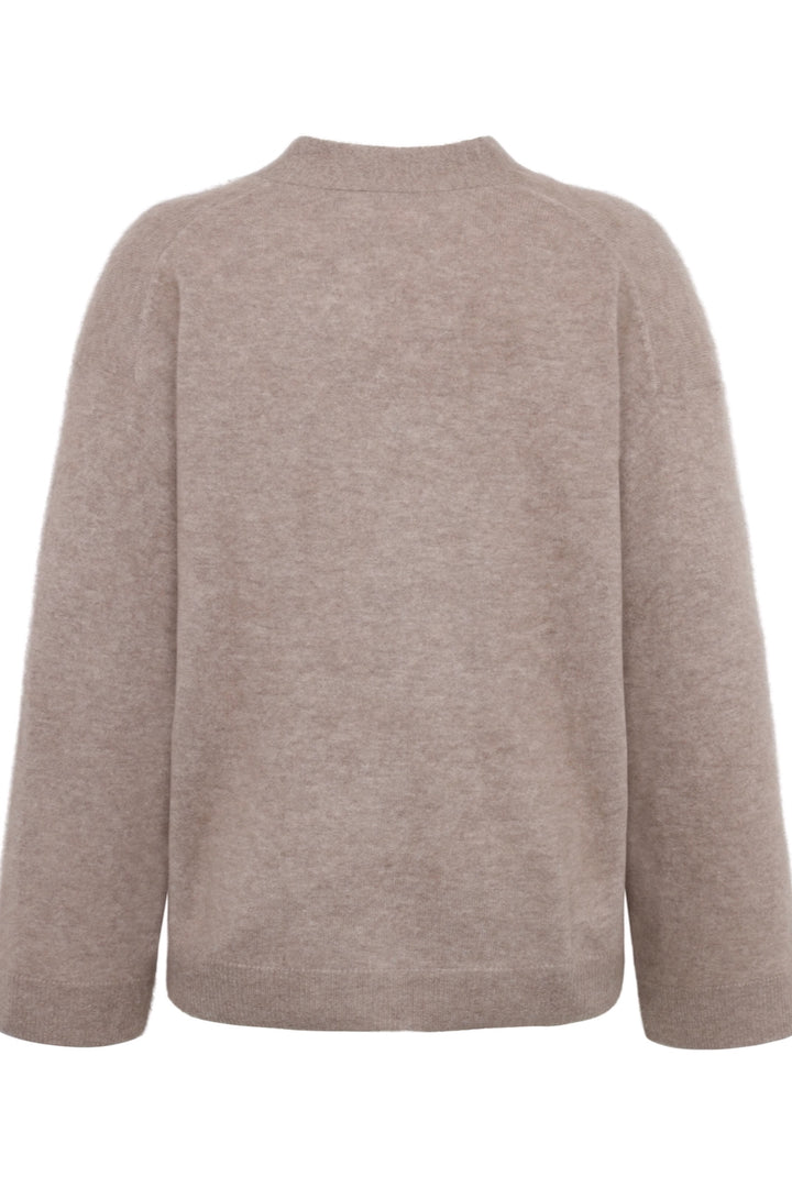 CASHMERE Cardigan RWS kelp melange