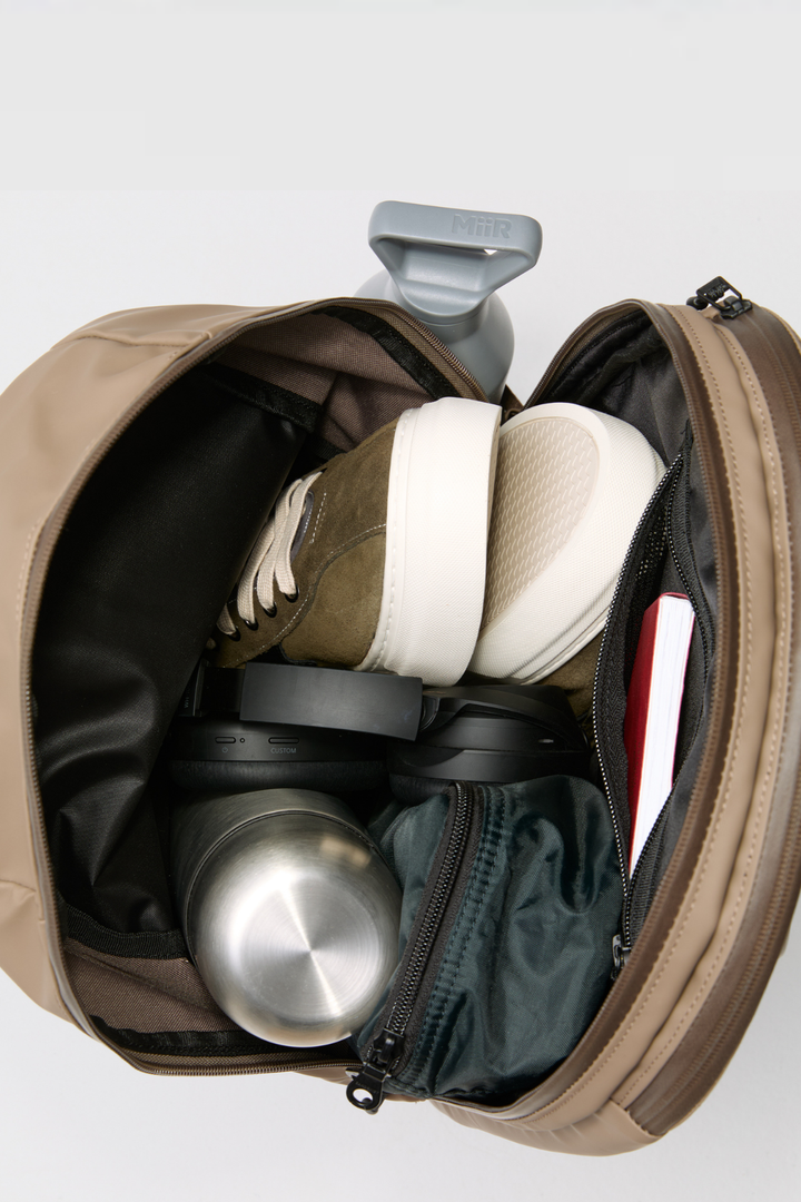 STREAM Zipper Backpack 16" clay