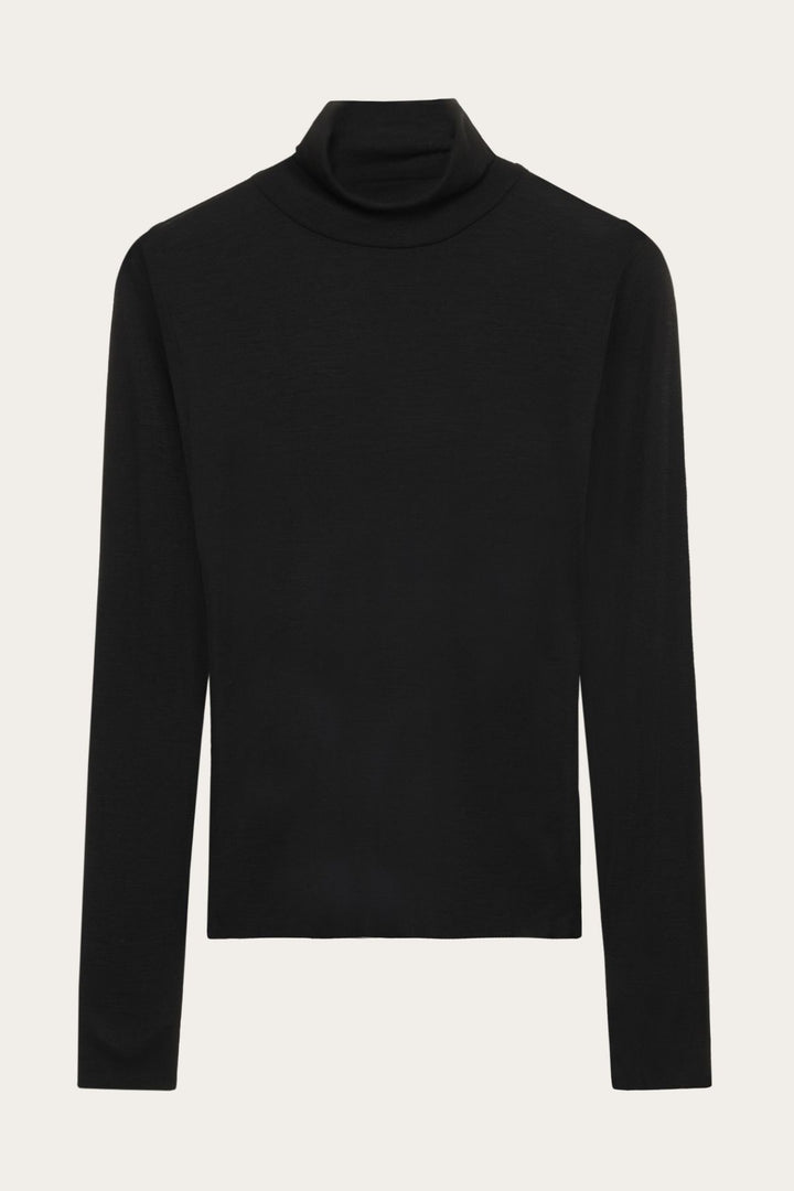 MERINO Rib Long Sleeve Roll-Neck