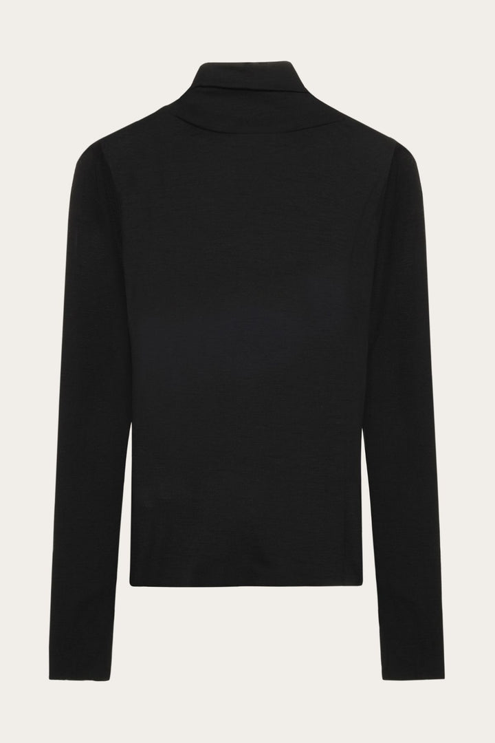 MERINO Rib Long Sleeve Roll-Neck