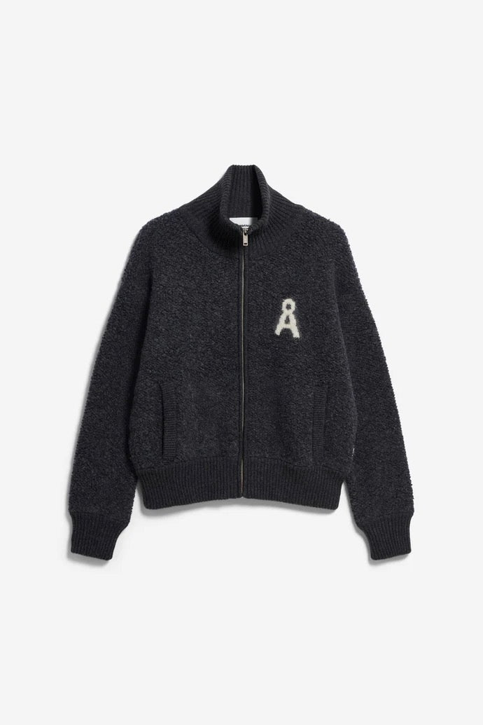 ICONIC Å GWENAA Boucle Knit Jacket steel