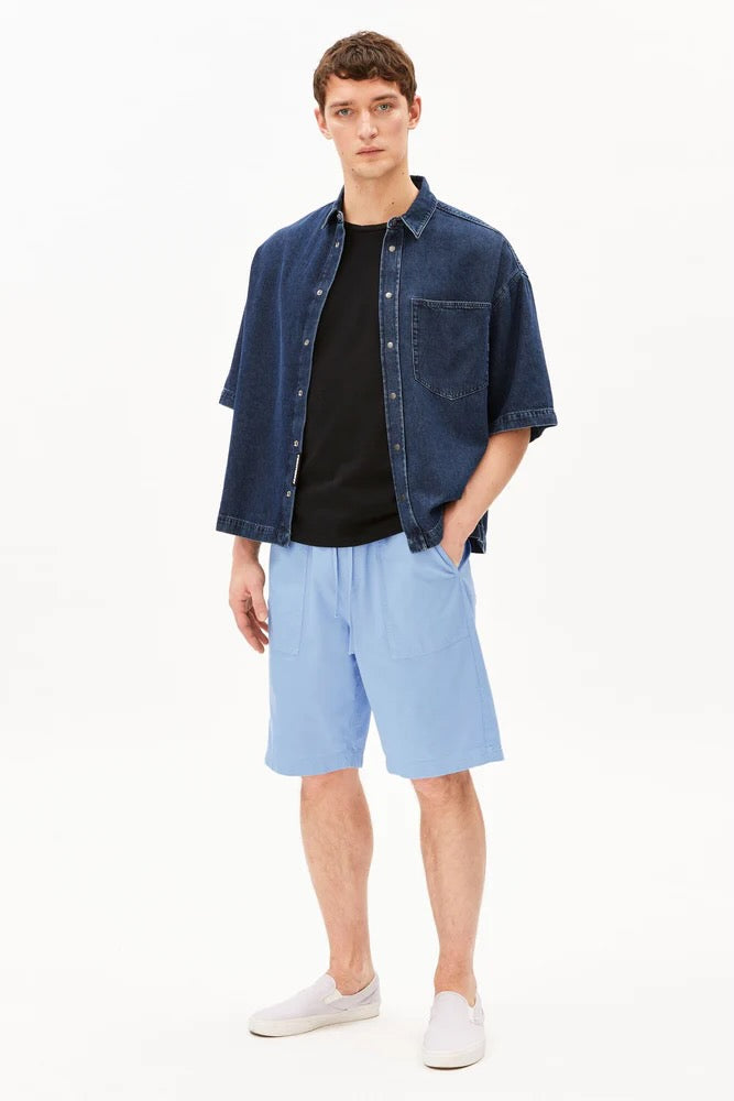COTTON LINO Short wedgwood