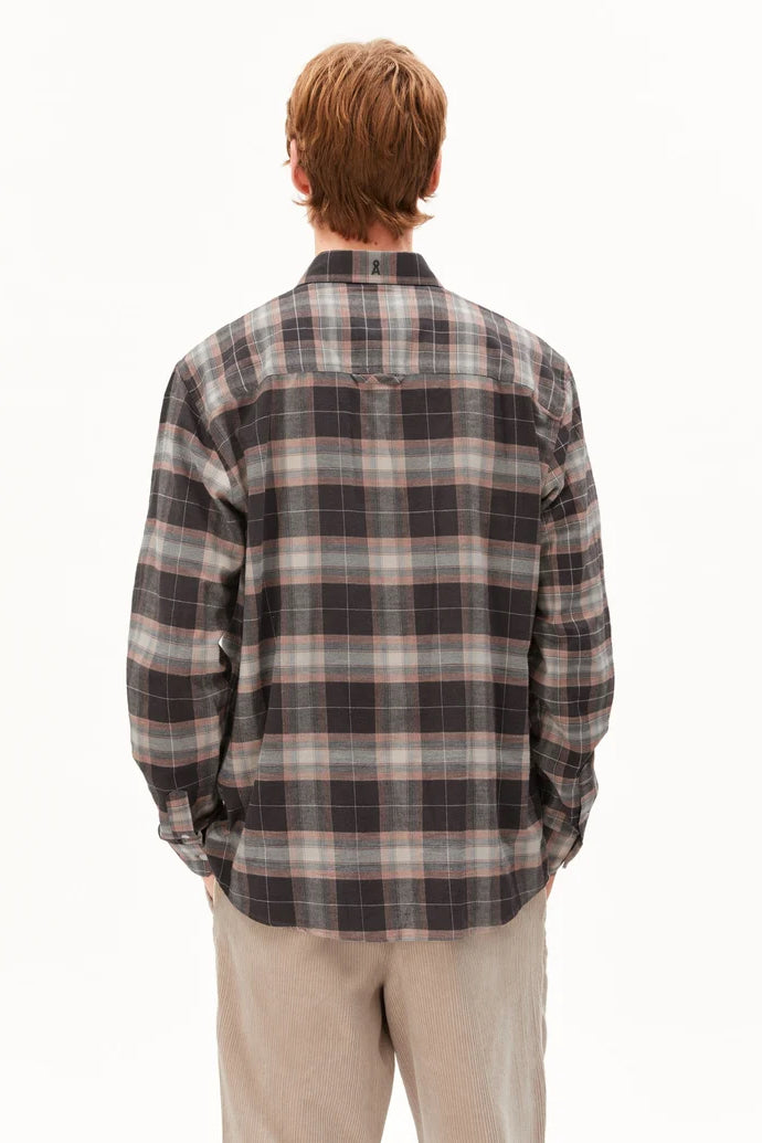 PATCHWORK Langarmhemd pure