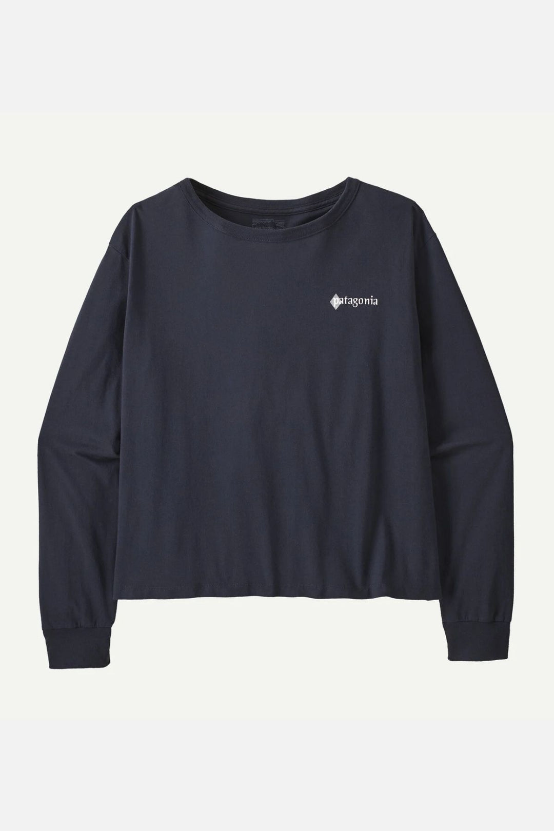 W'S LS HUT Tripper Easy Cut T-Shirt Smolder Blue