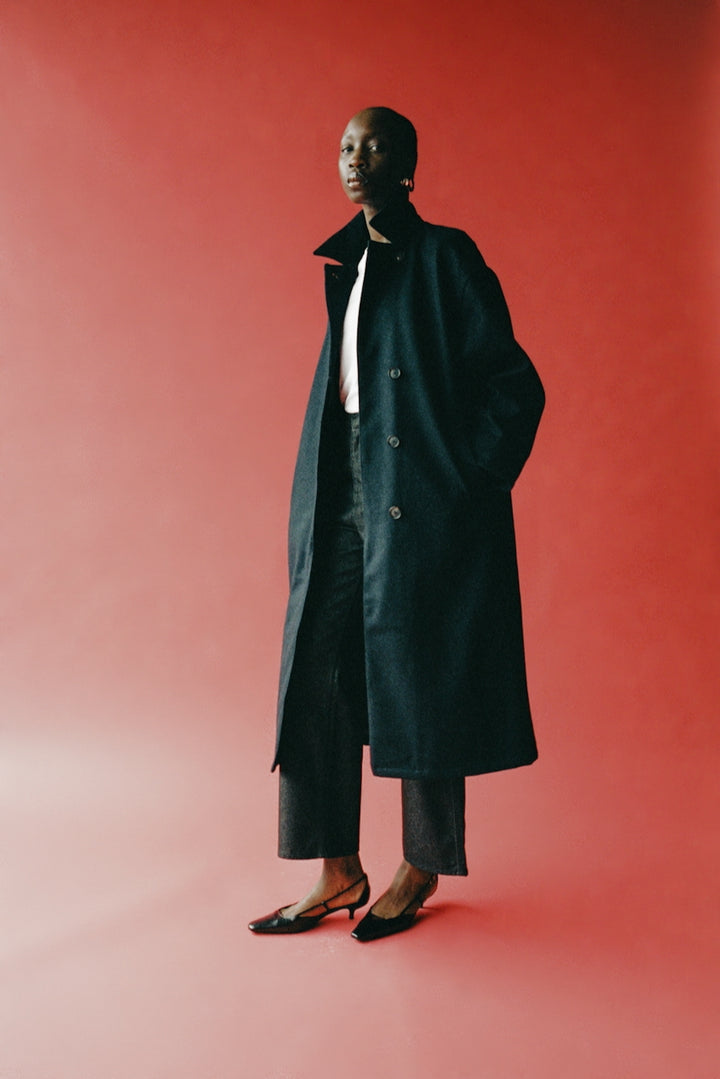 JANICE B Techwool navy