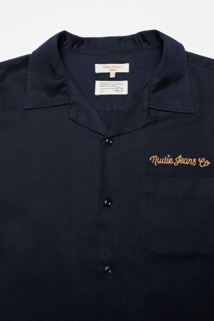 ARTHUR Bowling Shirt 8 Wonders navy