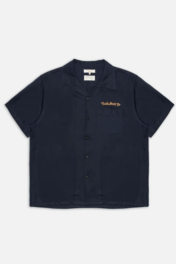 ARTHUR Bowling Shirt 8 Wonders navy
