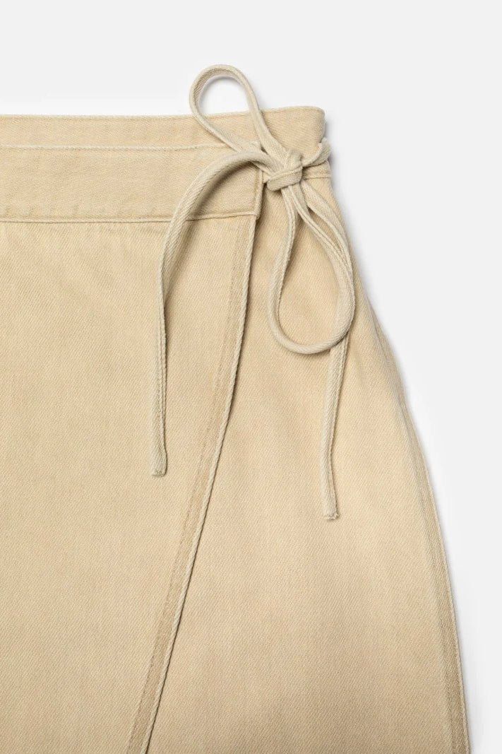 IRMA Skirt Denim pale yellow | Nudie Jeans