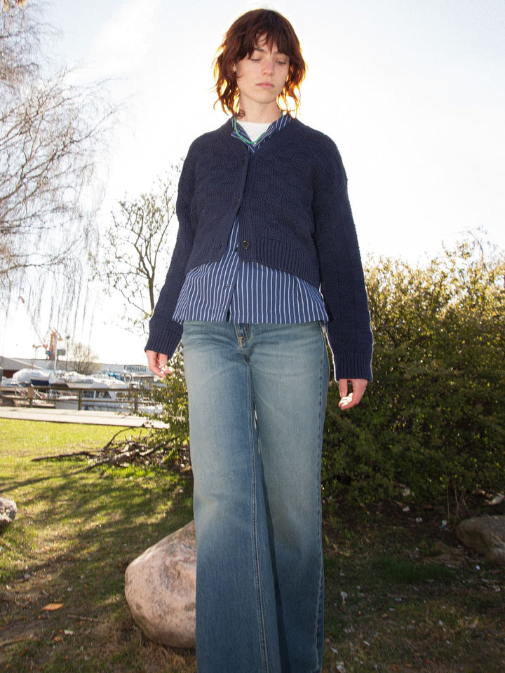 WIDE HEIDI summer shadow | Nudie Jeans