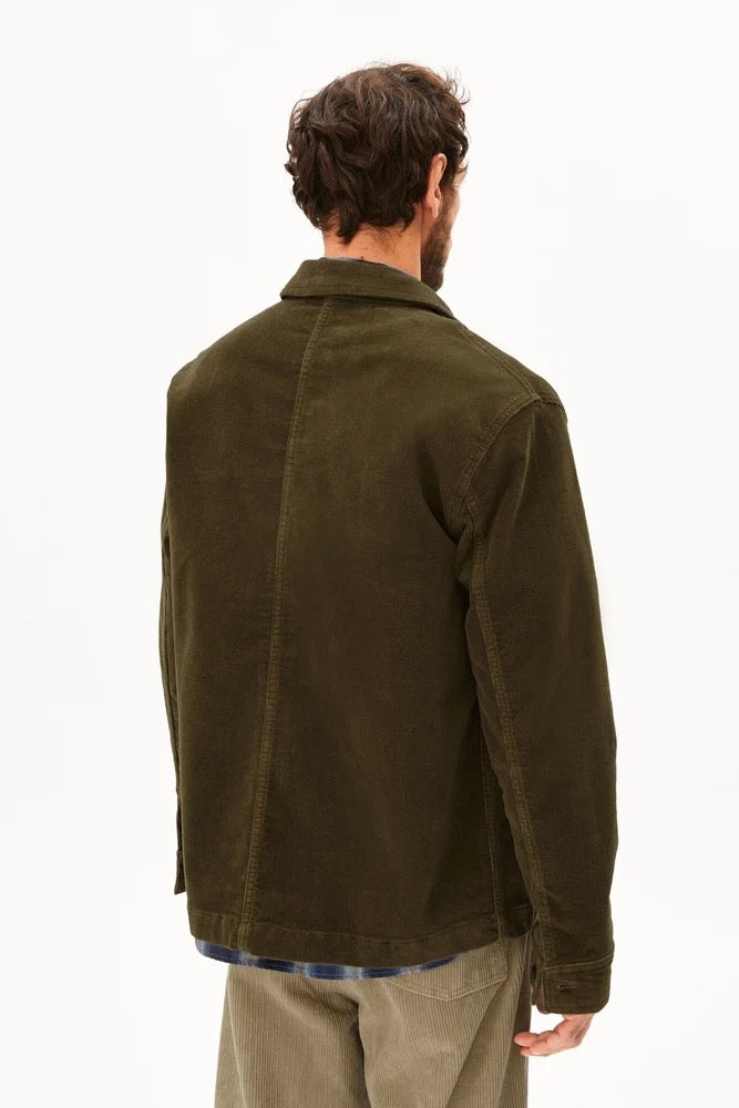 CORDUROY Bakers Blazer dark earth