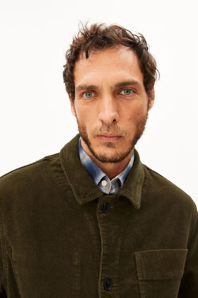 CORDUROY Bakers Blazer dark earth