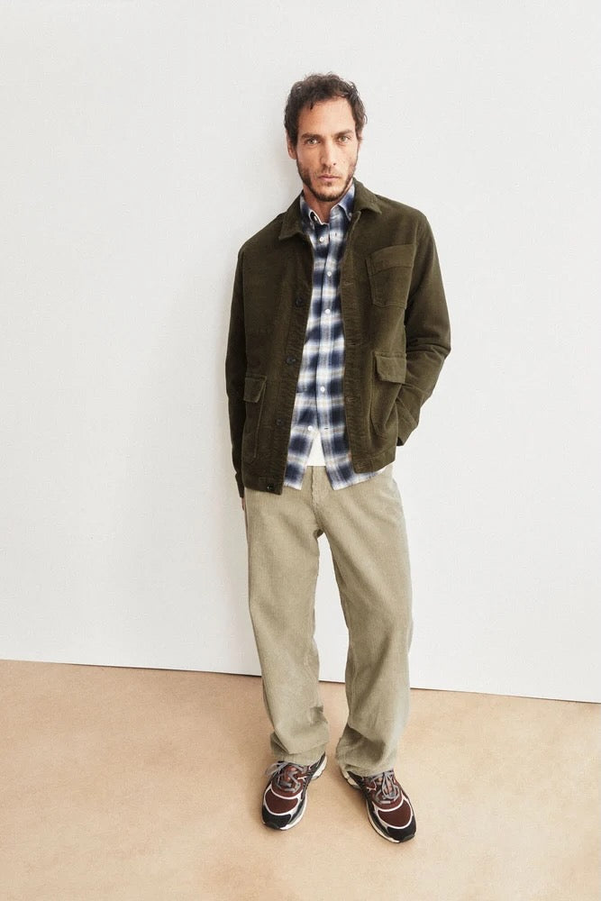 CORDUROY Bakers Blazer dark earth