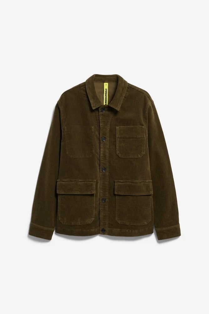 CORDUROY Bakers Blazer dark earth