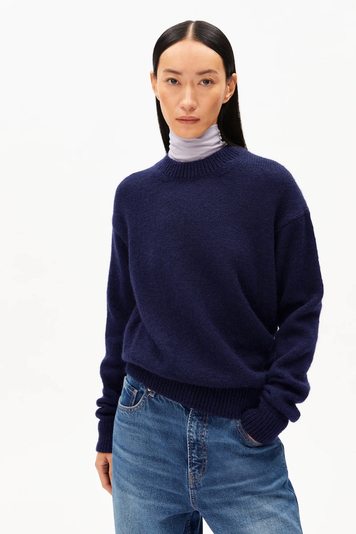 BALBAA PREMIUM Pullover tinted navy