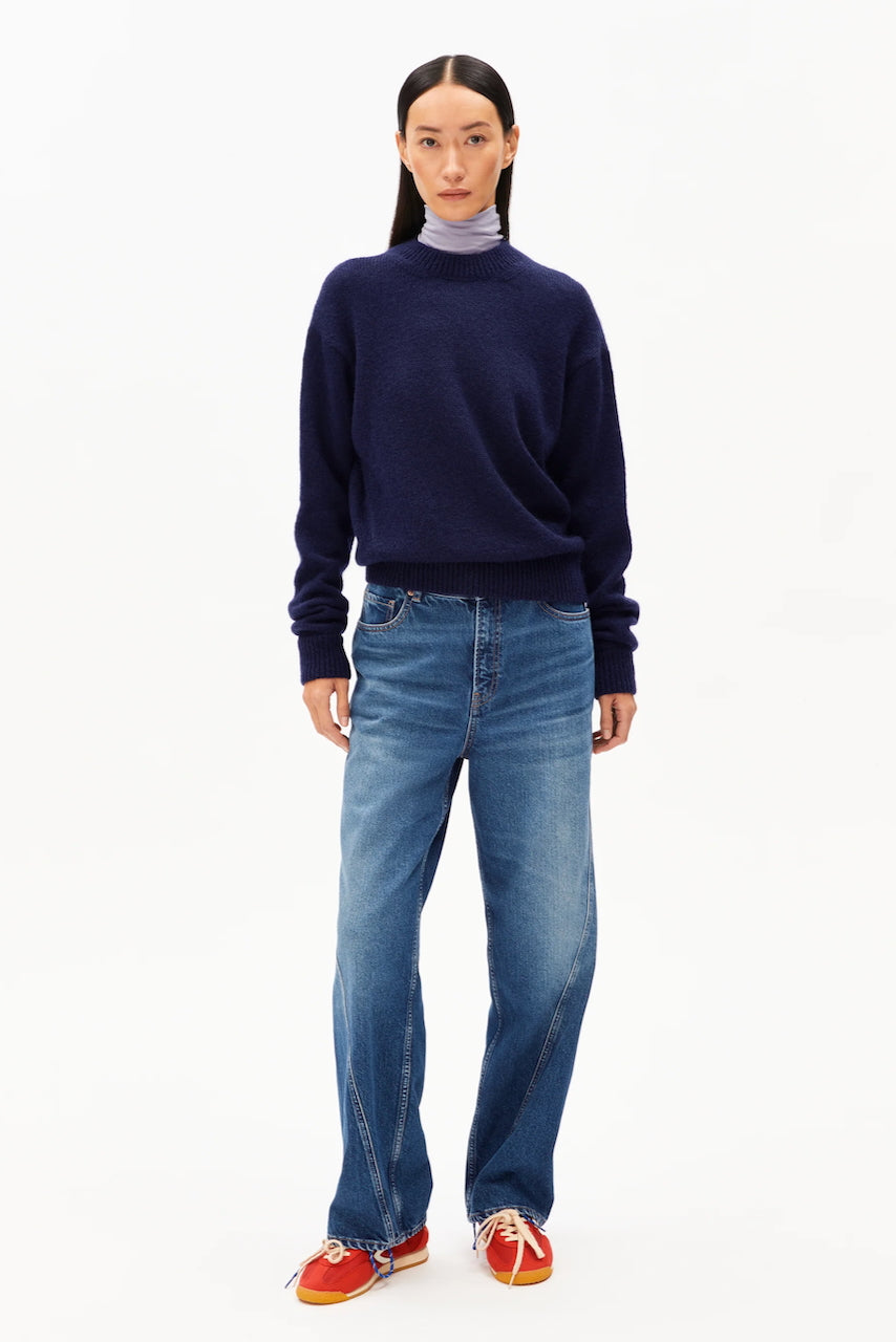 BALBAA PREMIUM Pullover tinted navy