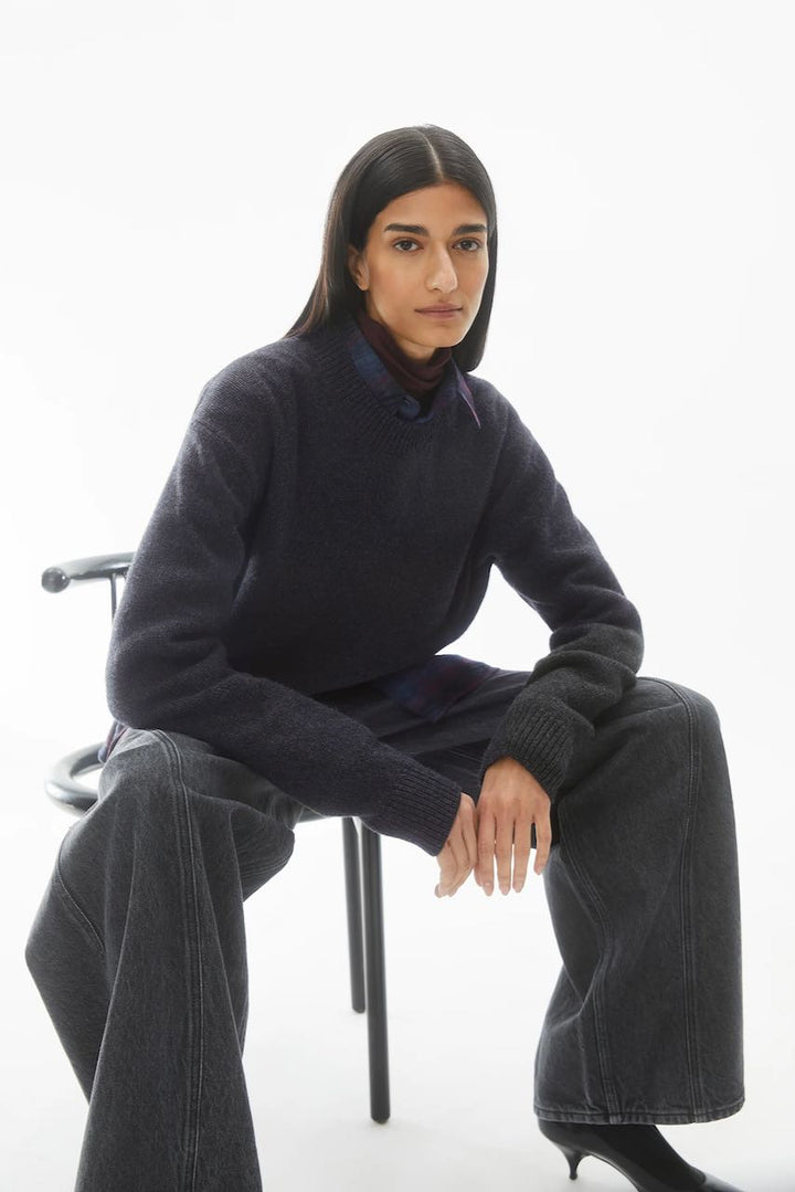 BALBAA Pullover steel melange