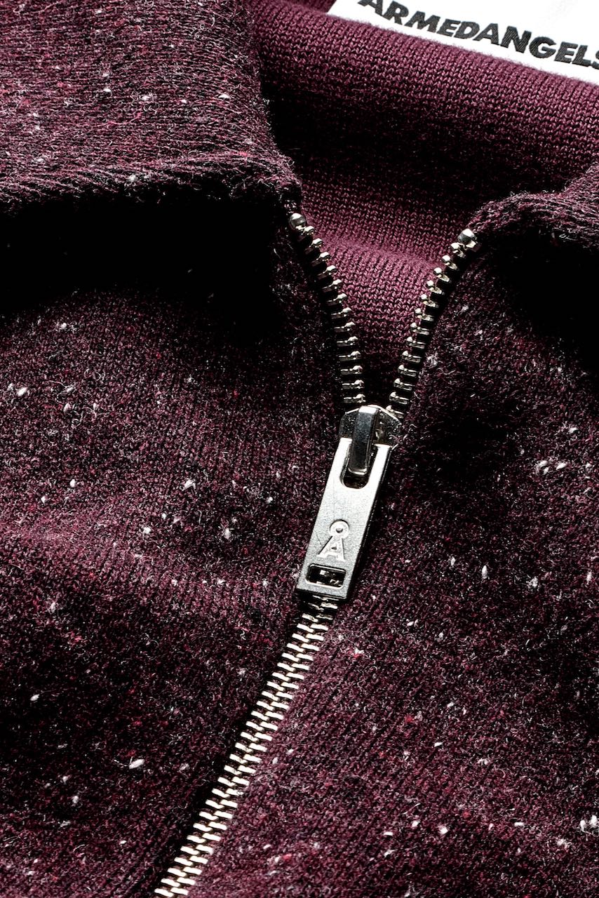 DOROTHEA TWEED Jacke dark cranberry