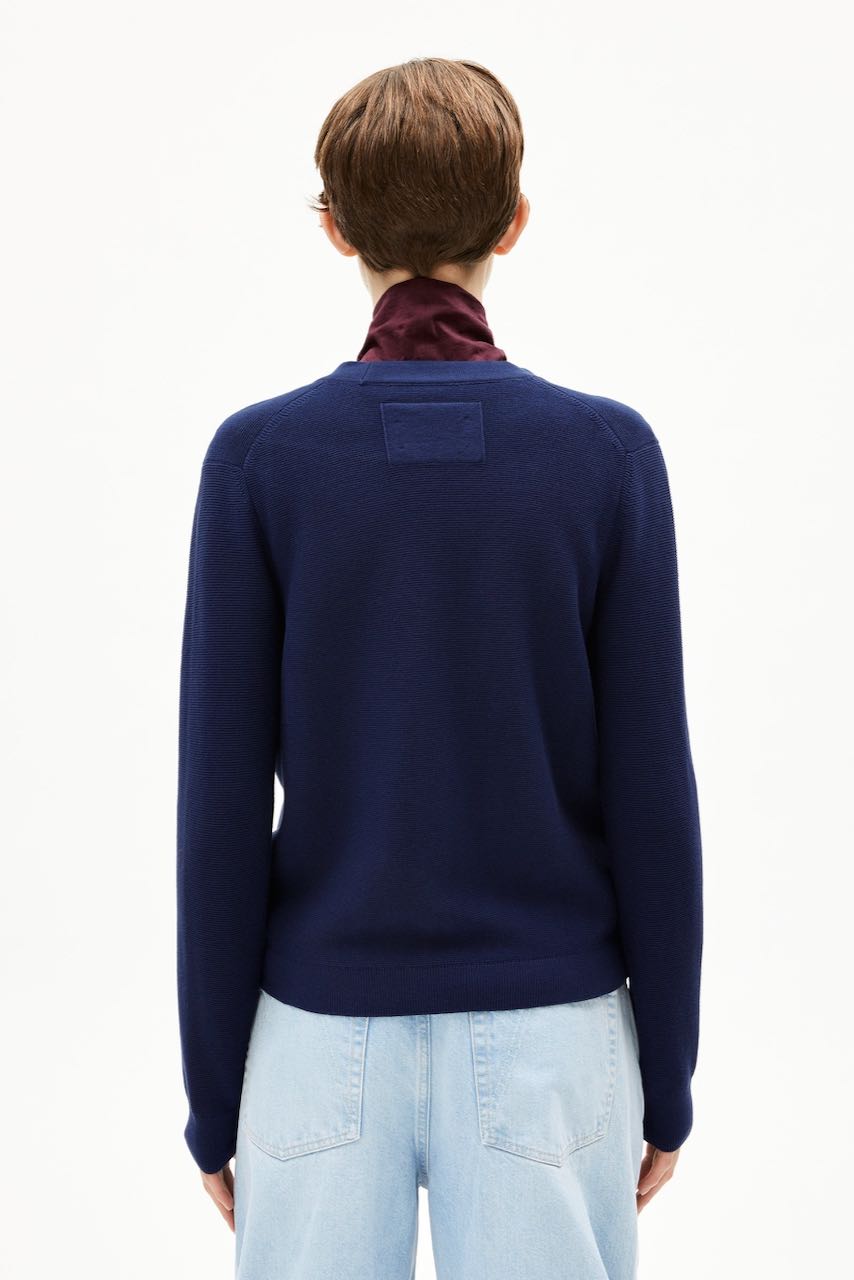 MENAAL Links Links Cardigan tinted navy