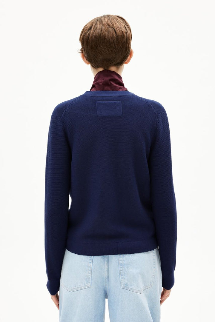 MENAAL Links Links Cardigan tinted navy