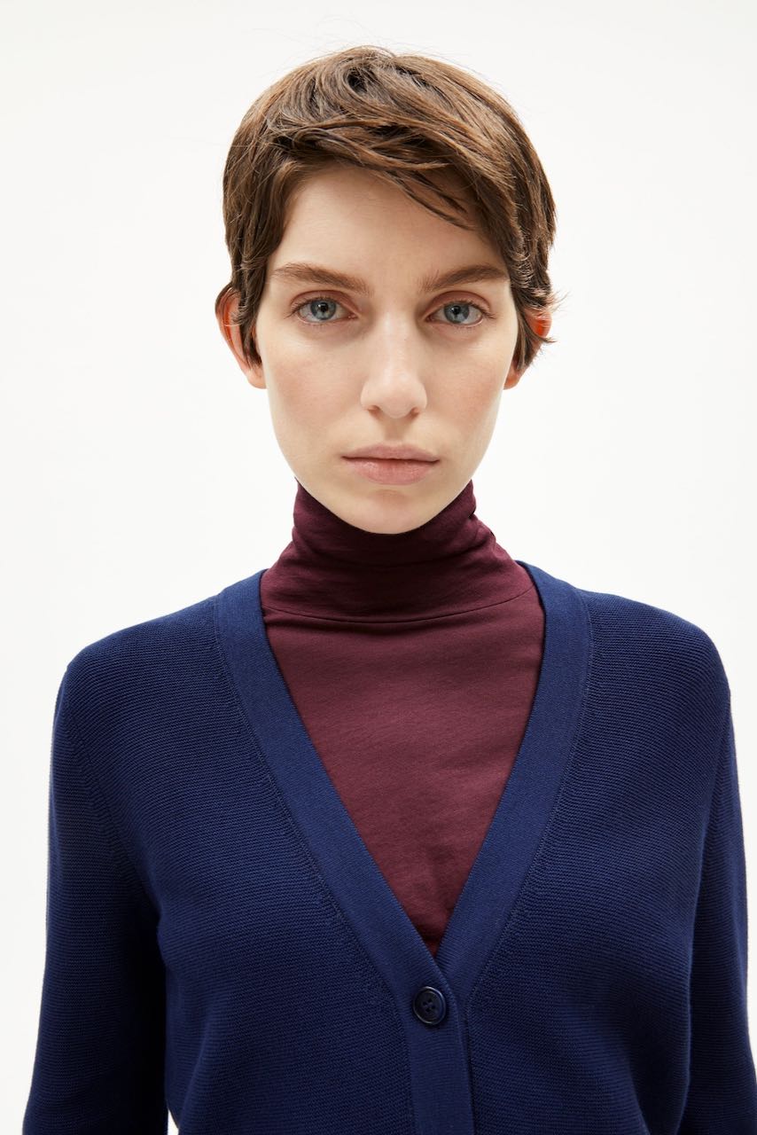 MENAAL Links Links Cardigan tinted navy