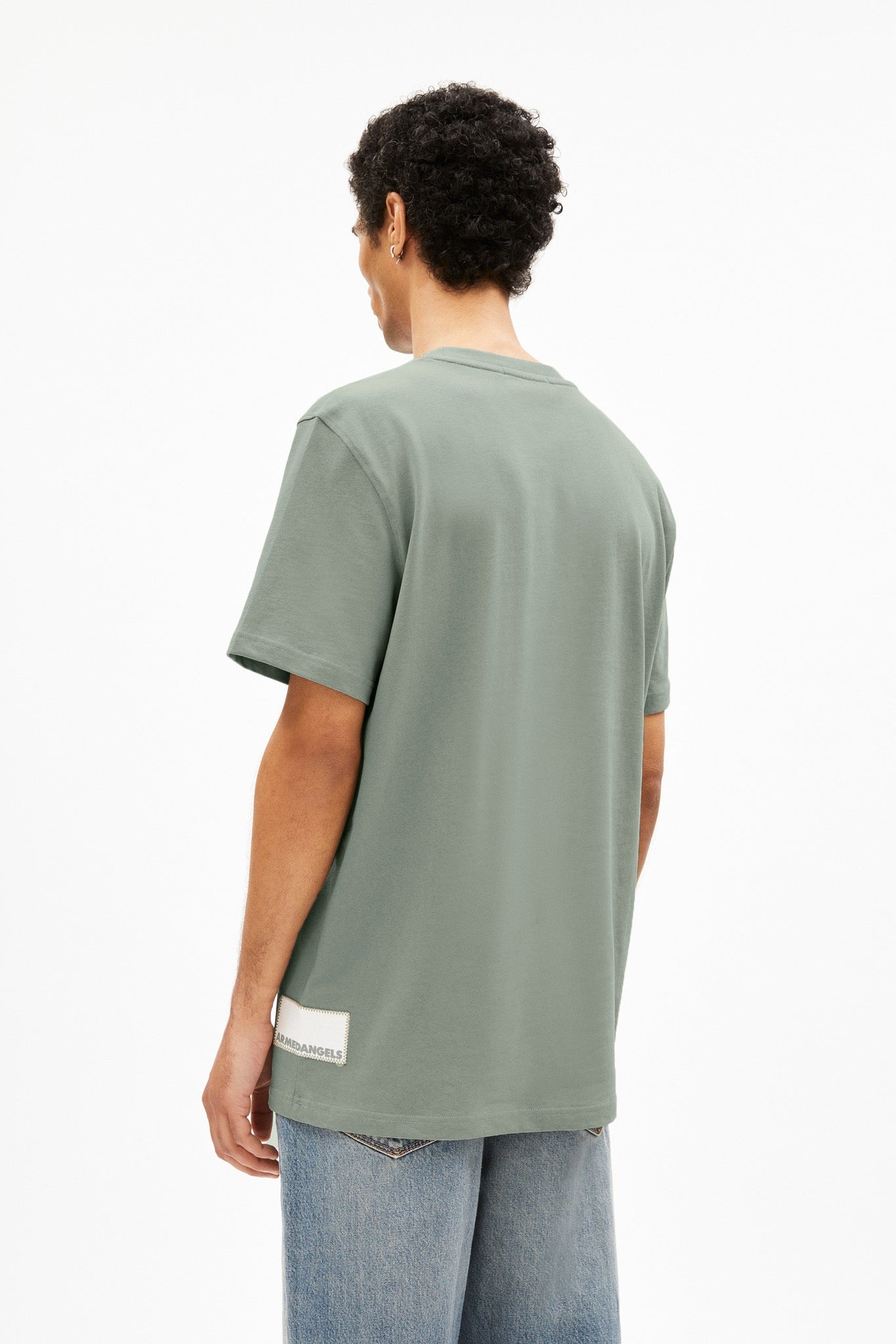 MAARKOS PATCH T-Shirt grey green