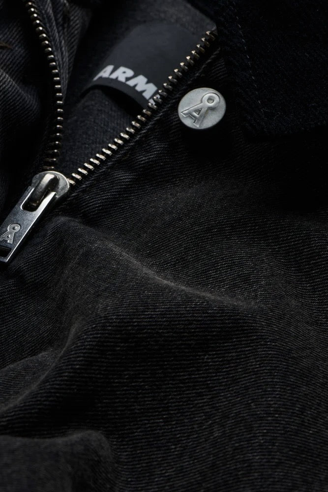 CORD Collar Denim Jacket nutmeg