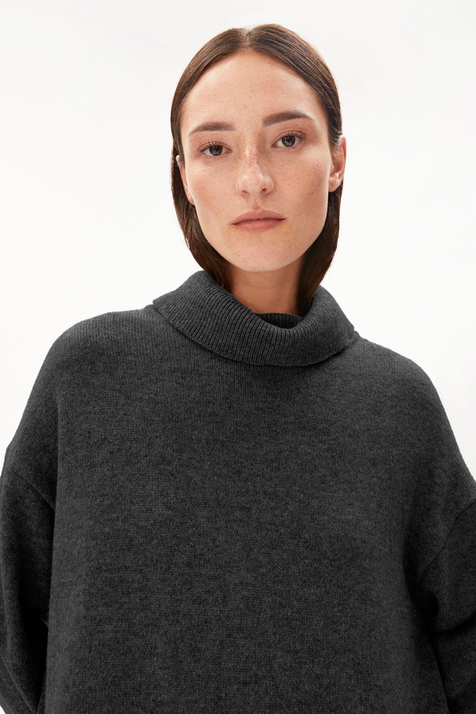 ARADIAA Kleid steel mel