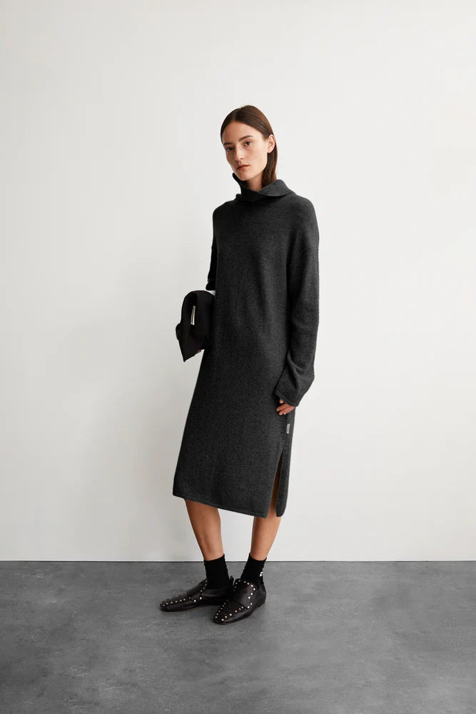 ARADIAA Kleid steel mel